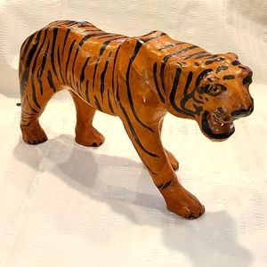 Home decor Tiger Safari, leather, animal print